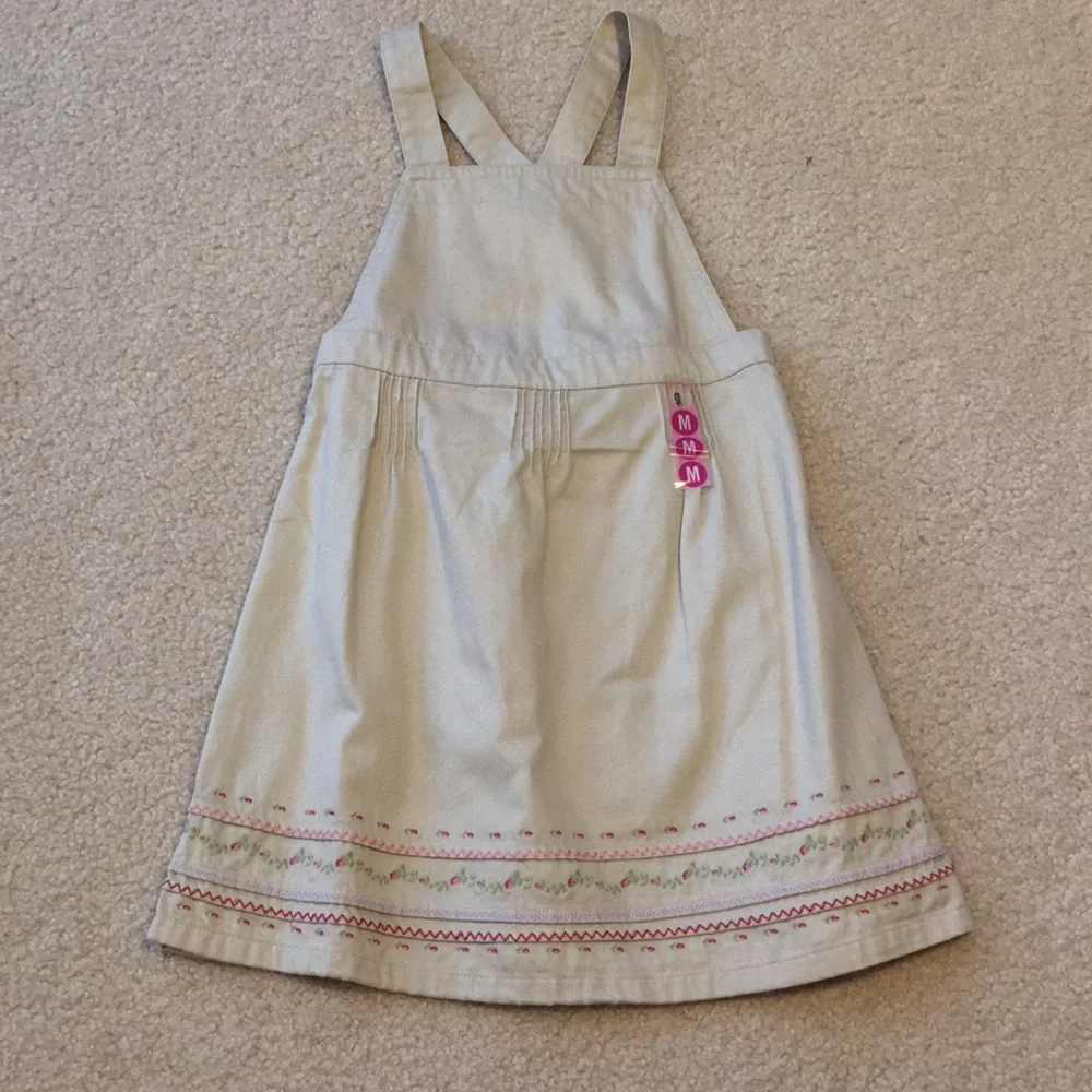 NWT Gymboree khaki overall dress